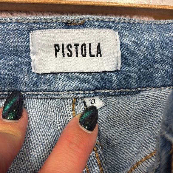 PISTOLA high rise-split leg super soft jeans - Picture 6 of 7